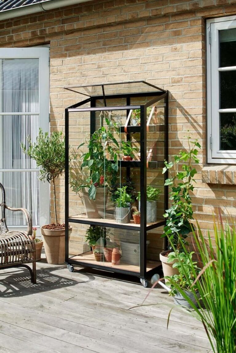 Praktiske Veggdrivhus av glass til dyrking